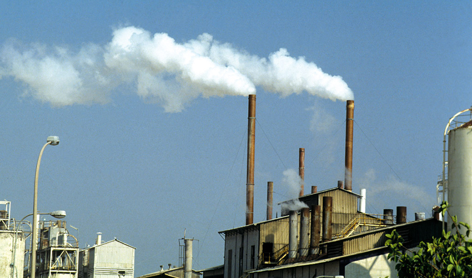 
			      Emisión de gases de efecto invernadero derivados de la actividad industrial. 			    
			  